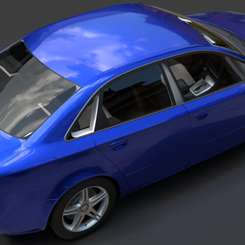 Audi A4 B7 2005 3D Model