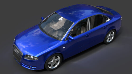 Audi A4 B7 2005 3D Model