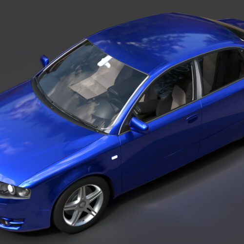 Audi A4 B7 2005 3D Model