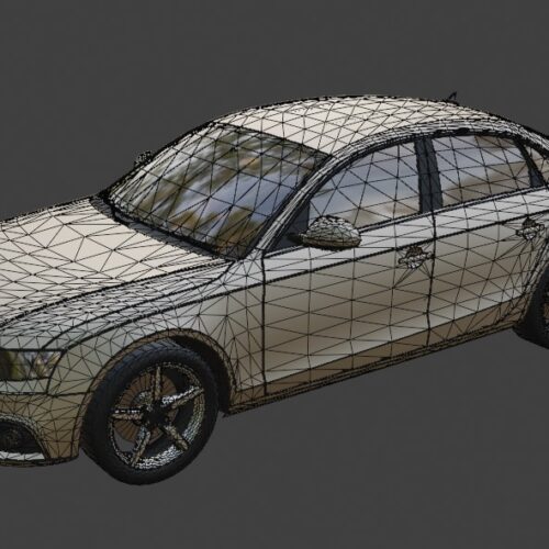 Audi A4 B8 (2008)-008 Audi A4 B8 2008 3D Model