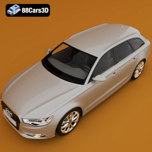 Audi A6 Avant 2011 3D Model