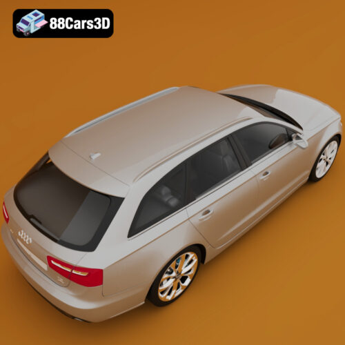 Audi A6 Avant 2011 3D Model