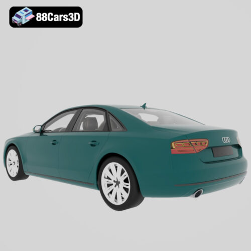 Audi A8 D4 3D Model