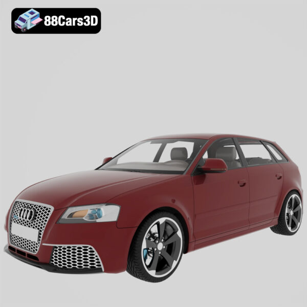 Audi RS3 Sportback 2012 3D Model