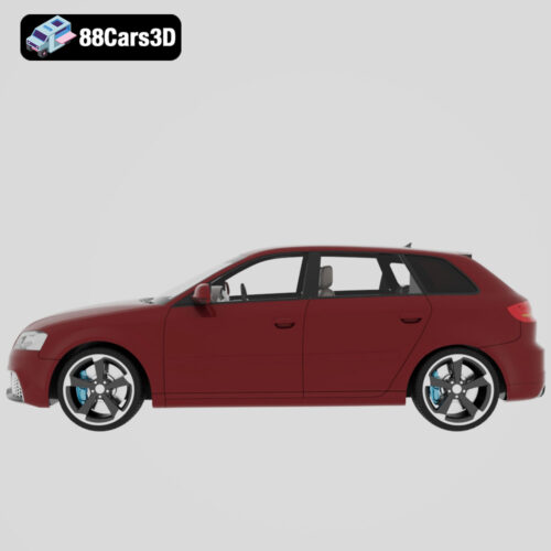 Audi RS3 Sportback 2012 3D Model