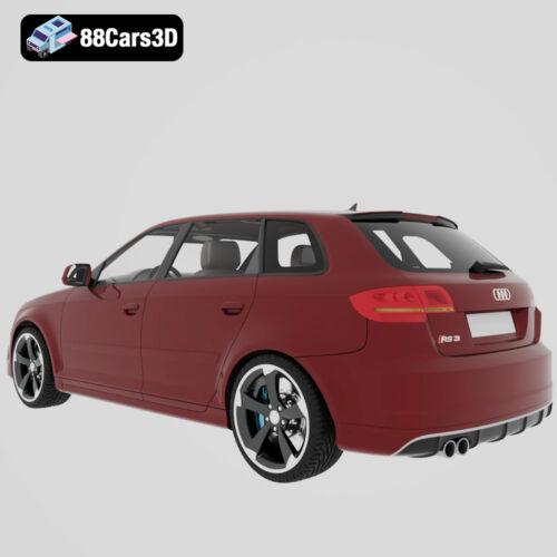 Audi RS3 Sportback 2012 3D Model