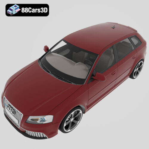 Audi RS3 Sportback 2012 3D Model