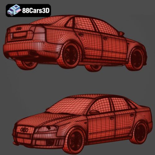 Audi RS4 3D Model