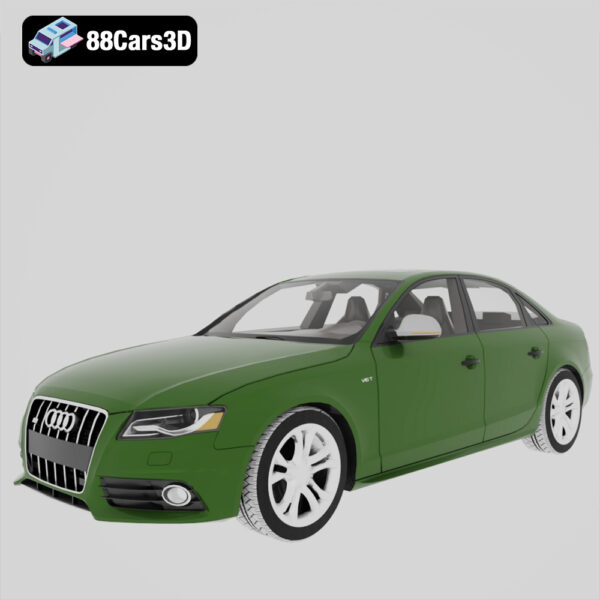 Audi S4 B8 2009 3D Model