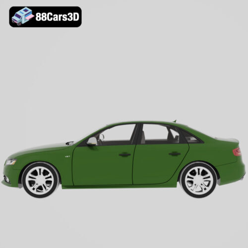 Audi S4 B8 2009 3D Model