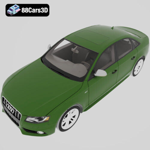 Audi S4 B8 2009 3D Model