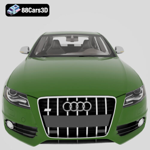 Audi S4 B8 2009 3D Model