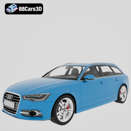 Audi S6 Avant 2011 3D Model