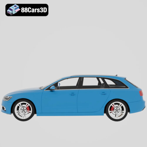 Audi S6 Avant 2011 3D Model