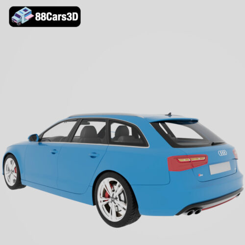 Audi S6 Avant 2011 3D Model