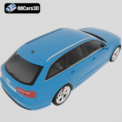 Audi S6 Avant 2011 3D Model