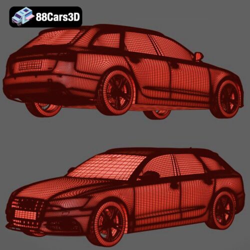 Audi S6 Avant 2011 3D Model
