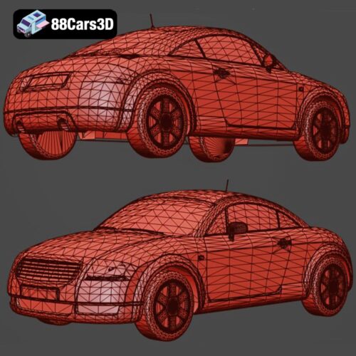 Audi TT (8N)-008 Audi TT 8N 3D Model