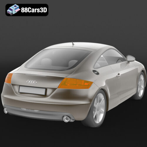 Audi TT 2007 3D Model