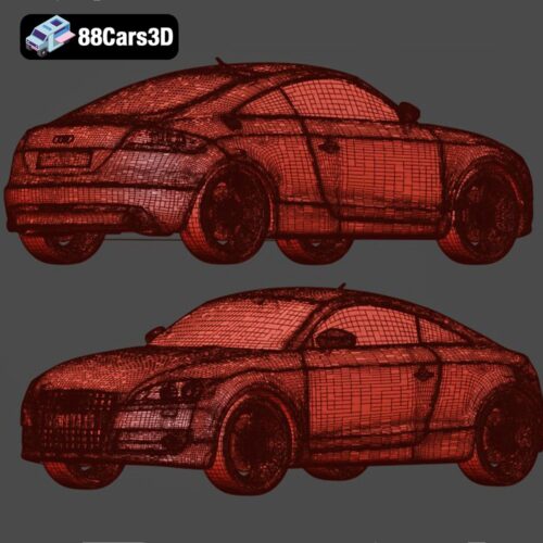 Audi TT 2007 3D Model