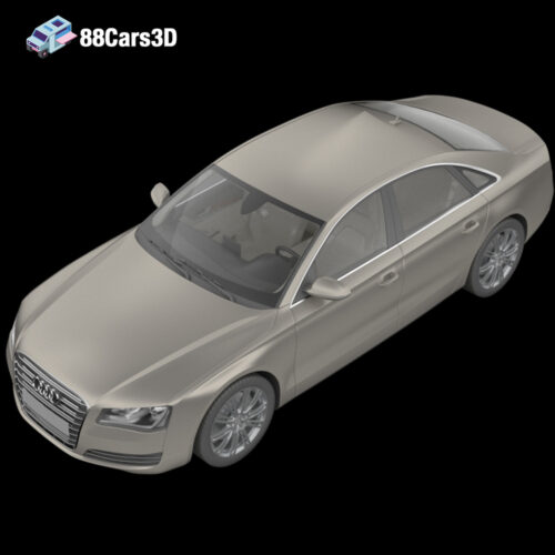 Audi Voxel 3D Model