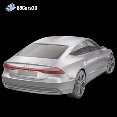 Audi_A7_Sportback_2018-002 Audi A7 Sportback 2018 3D Model