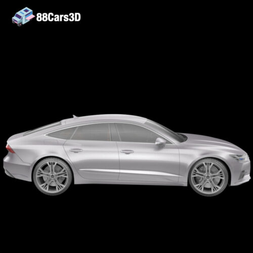 Audi_A7_Sportback_2018-003 Audi A7 Sportback 2018 3D Model