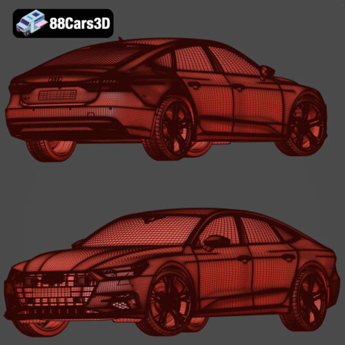 Audi_A7_Sportback_2018-008 Audi A7 Sportback 2018 3D Model