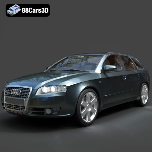 Audi S4 Avant 2005 3D Model