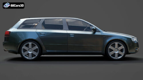 Audi S4 Avant 2005 3D Model