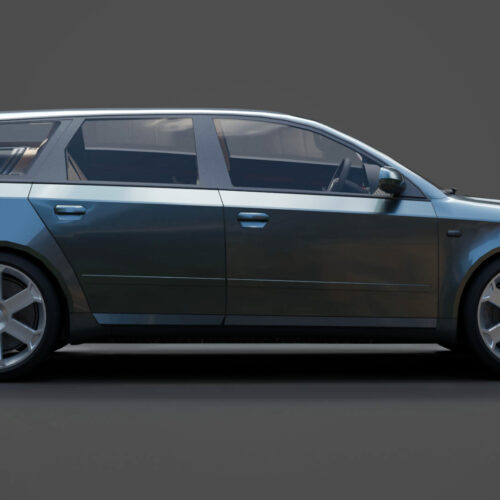 Audi S4 Avant 2005 3D Model
