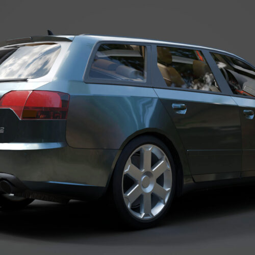 Audi S4 Avant 2005 3D Model
