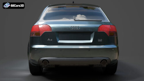 Audi S4 Avant 2005 3D Model