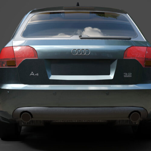 Audi S4 Avant 2005 3D Model