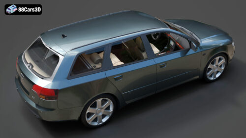 Audi S4 Avant 2005 3D Model
