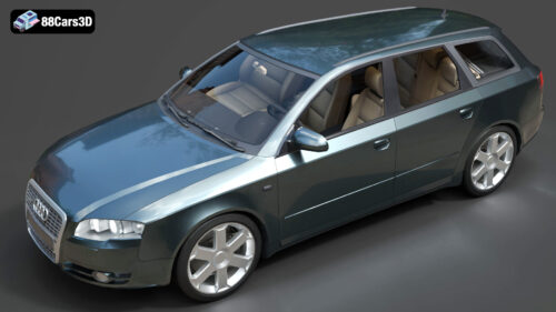 Audi S4 Avant 2005 3D Model