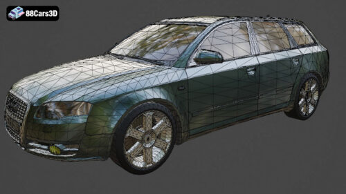 Audi S4 Avant 2005 3D Model