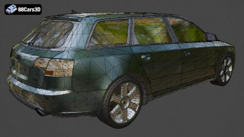 Audi S4 Avant 2005 3D Model