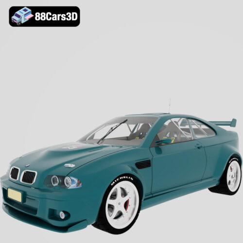 BMW M3 GTR 3D Model