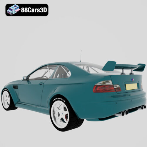 BMW M3 GTR 3D Model