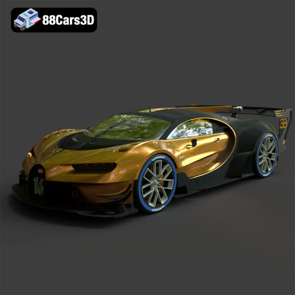 Bugatti Vision Gran Turismo Concept 3D Model