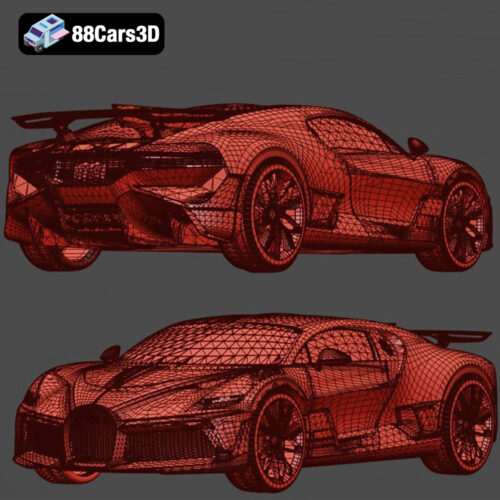 Bugatti Divo 3D Model