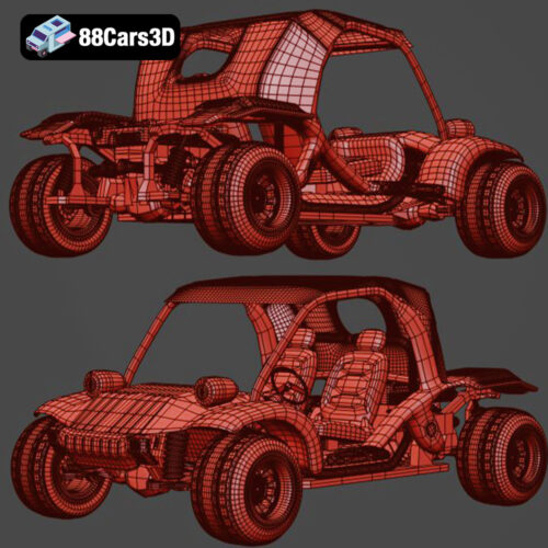 Buggy-Car 3d model