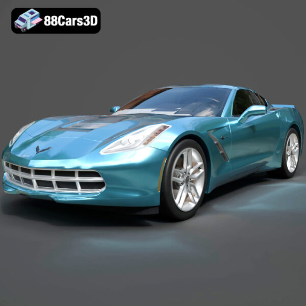 Corvette Badging 3D Model