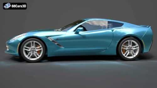 Corvette Badging 3D Model