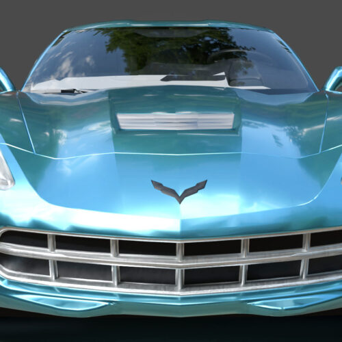 Corvette Badging 3D Model