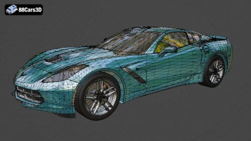 Corvette Badging 3D Model