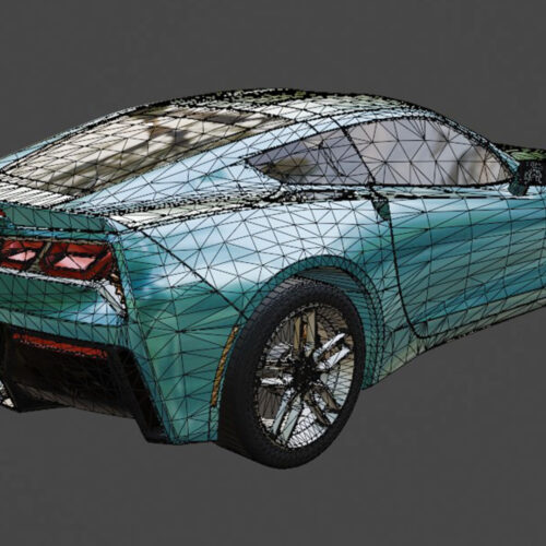Corvette Badging 3D Model