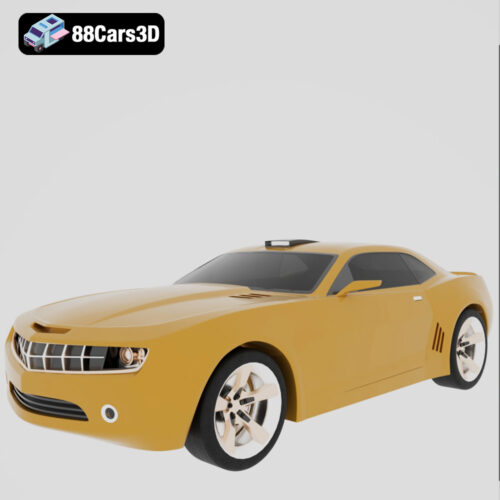 Chevrolet-001 Chevrolet Camaro Fifth Generation 3D Model