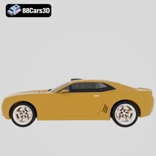 Chevrolet-002 Chevrolet Camaro Fifth Generation 3D Model